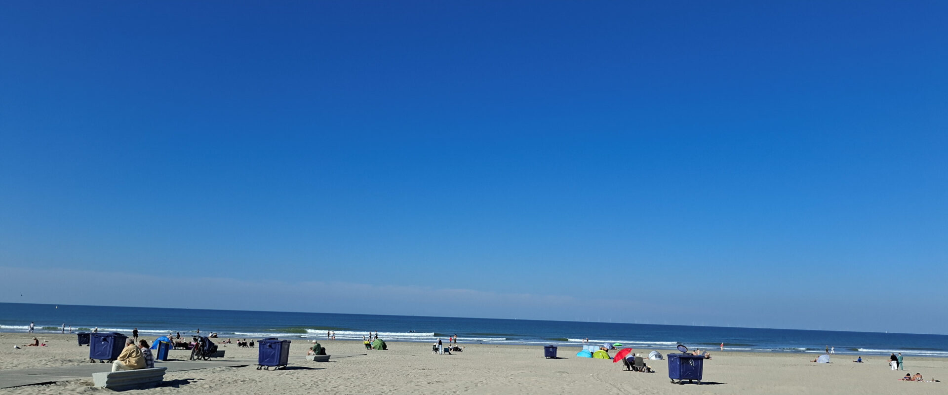 september op het strand